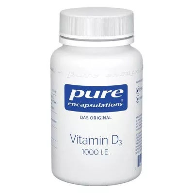 PURE ENCAPSULATIONS Vitamin D3 1000 IE kapsler, 120 kapsler PURE ENCAPSULATIONS Vitamin D3 1000 IE kapsler, 120 kapsler