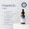 PURE ENCAPSULATIONS Vitamin D3 flytende, 22,5 ml
