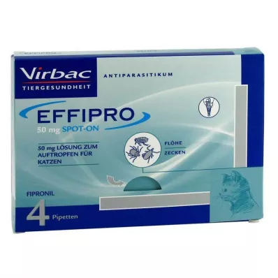 EFFIPRO 50 mg oppløsning til katter, 4 stk EFFIPRO 50 mg oppløsning til katter, 4 stk