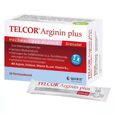 TELCOR Arginin plus Btl. granulat, 30 stk TELCOR Arginin plus Btl. granulat, 30 stk