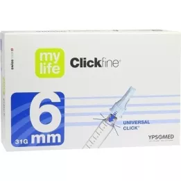 MYLIFE Clickfine pennenåler 6 mm 31 G, 100 stk