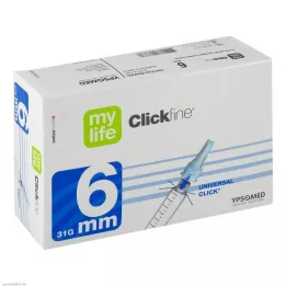 MYLIFE Clickfine pennenåler 6 mm 31 G, 100 stk