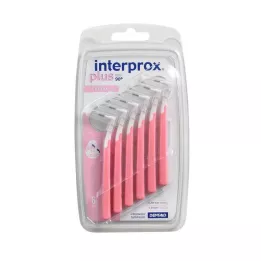 INTERPROX plus nano rosa mellomromsbørste, 6 stk