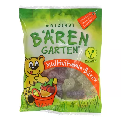 SOLDAN Bears veganske multivitaminbjørner med sukker, 125 g