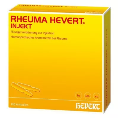 RHEUMA HEVERT injeksjonsampuller, 100X2 ml