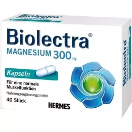 BIOLECTRA Magnesium 300 mg kapsler, 40 kapsler