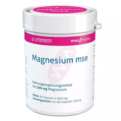 MAGNESIUM MSE Kapsler, 60 stk MAGNESIUM MSE Kapsler, 60 stk