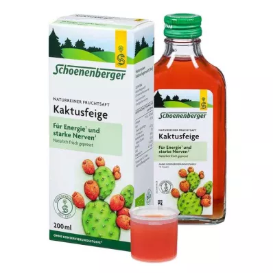 KAKTUSFEIGE Økologisk juice Schoenenberger, 200 ml