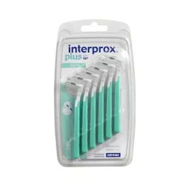 INTERPROX pluss mikrogrønn mellomromsbørste, 6 stk