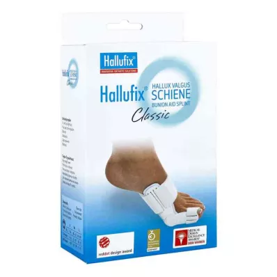 HALLUFIX Hallux valgus-fotskinne størrelse 36-42, 1 stk HALLUFIX Hallux valgus-fotskinne størrelse 36-42, 1 stk