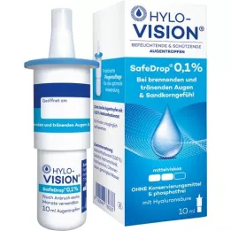 HYLO-VISION SafeDrop 0,1 % øyedråper, 10 ml