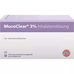 MUCOCLEAR 3 % NaCl inhalasjonsløsning, 60X4 ml