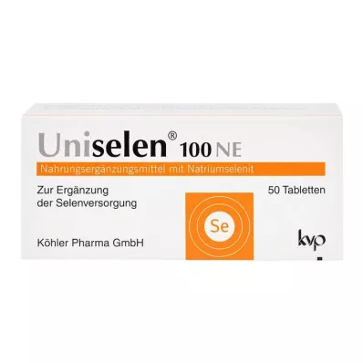 UNISELEN 100 NE tabletter, 1X50 stk UNISELEN 100 NE tabletter, 1X50 stk