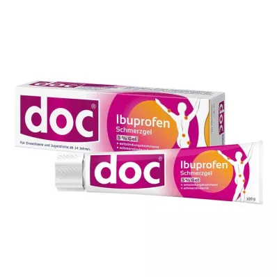 DOC IBUPROFEN Smertegel 5 %, 100 g DOC IBUPROFEN Smertegel 5 %, 100 g