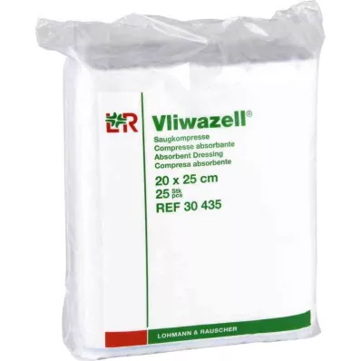 VLIWAZELL Absorberende kompresser, ikke-sterile, 20x25 cm, 25 stk VLIWAZELL Absorberende kompresser, ikke-sterile, 20x25 cm, 25 stk