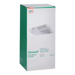 VLIWAZELL Absorberende kompresser sterile 10x20 cm, 30 stk