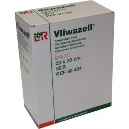 VLIWAZELL Absorberende kompresser sterile 20x20 cm, 30 stk