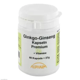 GINKGO+GINSENG Premium-kapsler, 60 stk