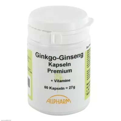 GINKGO+GINSENG Premium-kapsler, 60 stk