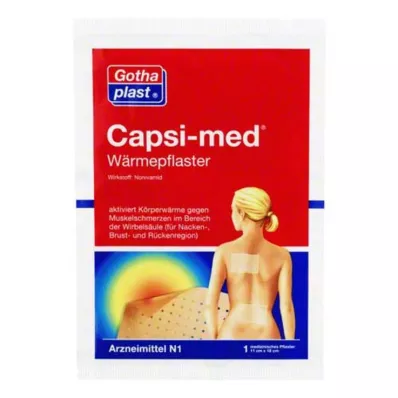CAPSI-MED Varmeplaster 11x18 cm, 1 stk CAPSI-MED Varmeplaster 11x18 cm, 1 stk