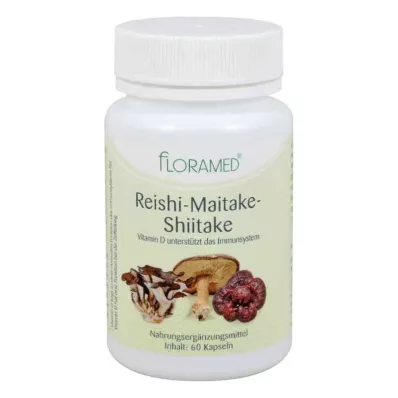 REISHI-MAITAKE-Shitake-kapsler som er bra for sunne celler, 60 stk REISHI-MAITAKE-Shitake-kapsler som er bra for sunne celler, 60 stk