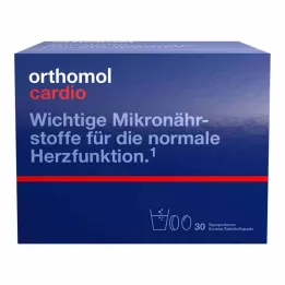ORTHOMOL Cardio granulat/kapsler/tablett kombipakke, 1 stk