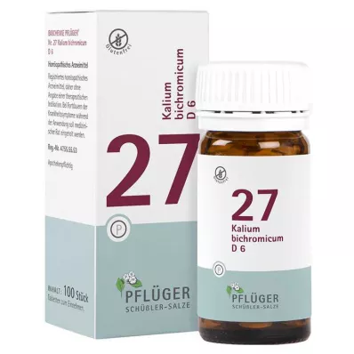 BIOCHEMIE Ploughmans Plaster 27 Kalium bichromicum D 6 tbl, 100 stk BIOCHEMIE Ploughmans Plaster 27 Kalium bichromicum D 6 tbl, 100 stk