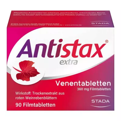 ANTISTAX ekstra venetabletter, 90 stk