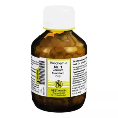 BIOCHEMIE 1 Calcium fluoratum D 12 tabletter, 400 stk