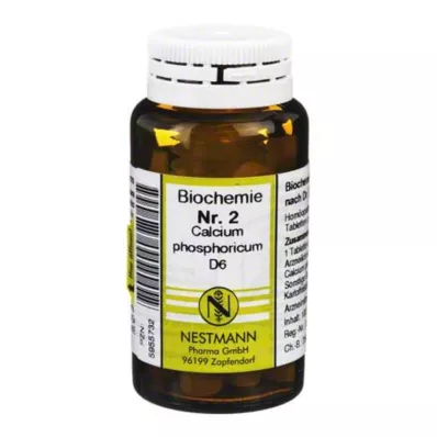 BIOCHEMIE 2 Kalsiumfosforicum D 6 tabletter, 100 stk