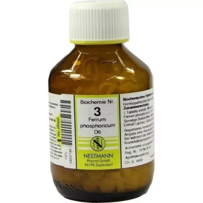 BIOCHEMIE 3 Ferrum phosphoricum D 6 tabletter, 400 stk