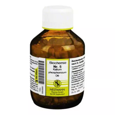 BIOCHEMIE 5 Kalium phosphoricum D 6 tabletter, 400 stk
