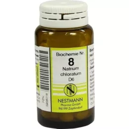 BIOCHEMIE 8 Natrium chloratum D 6 tabletter, 100 stk