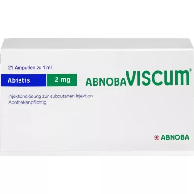 ABNOBAVISCUM Abietis 2 mg ampuller, 21 stk