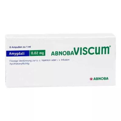 ABNOBAVISCUM Amygdali 0,02 mg ampuller, 8 stk ABNOBAVISCUM Amygdali 0,02 mg ampuller, 8 stk