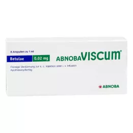 ABNOBAVISCUM Betulae 0,02 mg ampuller, 8 stk