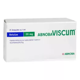ABNOBAVISCUM Betulae 20 mg ampuller, 21 stk