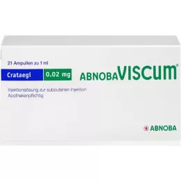 ABNOBAVISCUM Crataegi 0,02 mg ampuller, 21 stk