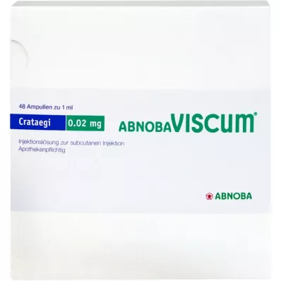ABNOBAVISCUM Crataegi 0,02 mg ampuller, 48 stk