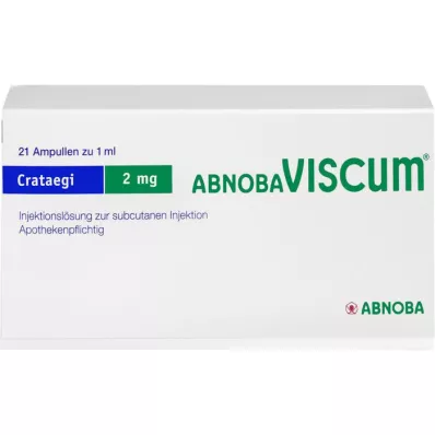 ABNOBAVISCUM Crataegi 2 mg ampuller, 21 stk