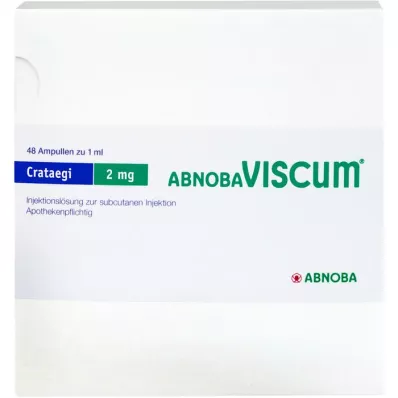 ABNOBAVISCUM Crataegi 2 mg ampuller, 48 stk