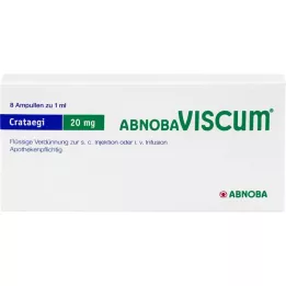 ABNOBAVISCUM Crataegi 20 mg ampuller, 8 stk