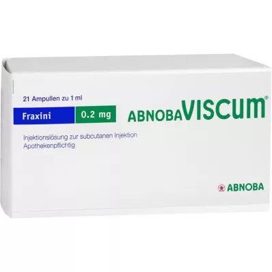 ABNOBAVISCUM Fraxini 0,2 mg ampuller, 21 stk