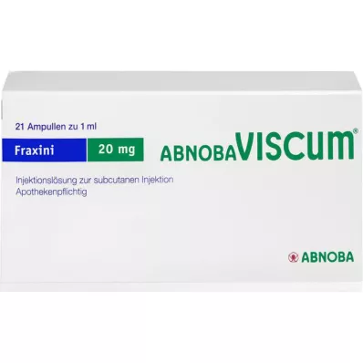 ABNOBAVISCUM Fraxini 20 mg ampuller, 21 stk