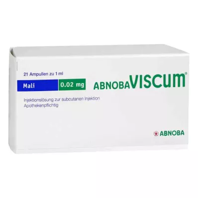 ABNOBAVISCUM Mali 0,02 mg ampuller, 21 stk