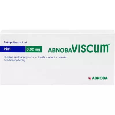 ABNOBAVISCUM Pini 0,02 mg ampuller, 8 stk