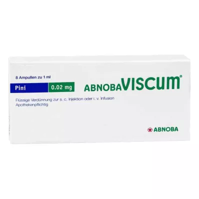 ABNOBAVISCUM Pini 0,02 mg ampuller, 8 stk ABNOBAVISCUM Pini 0,02 mg ampuller, 8 stk