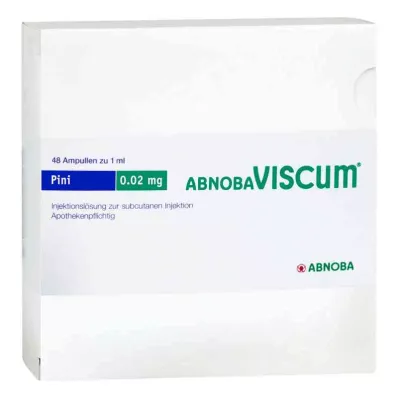 ABNOBAVISCUM Pini 0,02 mg ampuller, 48 stk ABNOBAVISCUM Pini 0,02 mg ampuller, 48 stk