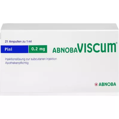 ABNOBAVISCUM Pini 0,2 mg ampuller, 21 stk