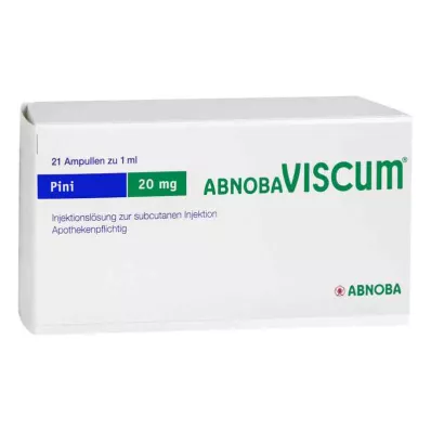 ABNOBAVISCUM Pini 20 mg ampuller, 21 stk ABNOBAVISCUM Pini 20 mg ampuller, 21 stk
